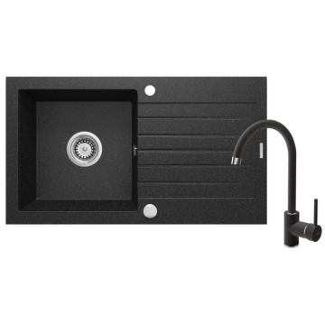 DEANTE sudoper granit Zobra + baterija 760x440x160mm