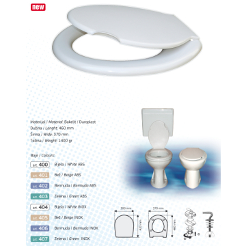 BRTVA PLAST wc daska Vita bijela