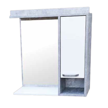 POLYAGRAM ogledalo beton 650