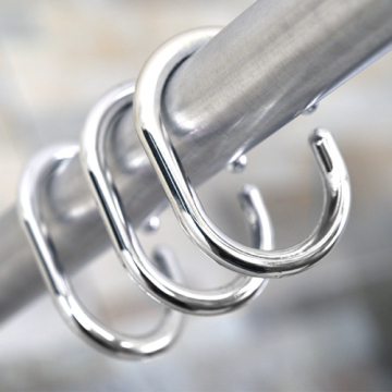 SANIPLAST kukice kromirane za kupatilske zavjese