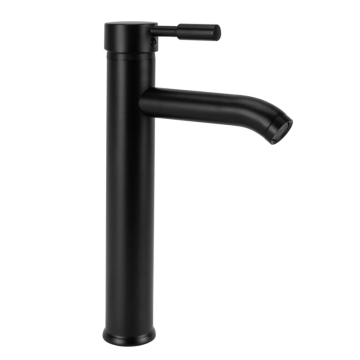 REA baterija za umivaonik Graf crna visoka