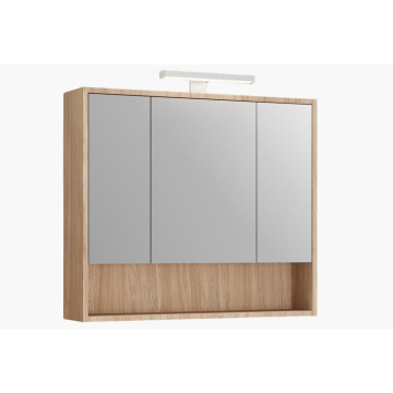 SENEXAQUA ogledalo Andora Urban Oak 80cm