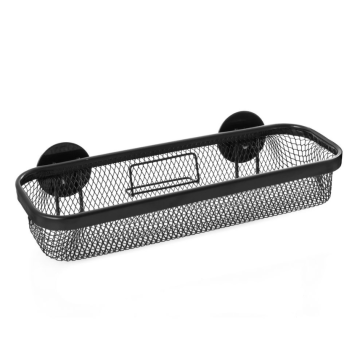 AWD INTERIOR polica za tuš kabinu crna žičana 34,2x8,8x13 cm