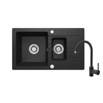 DEANTE sudoper Zorba Bat+ malo korito grafit 760x440x160