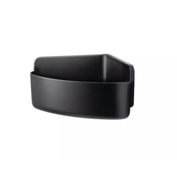 TESA polica za tuš Lavaa crna ugaona 120x200x200