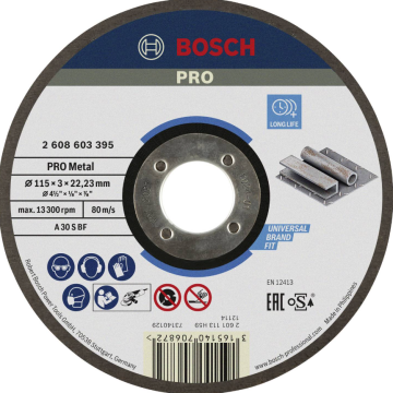 BOSCH 20 ploča rezna metal 115x3x22,23 mm