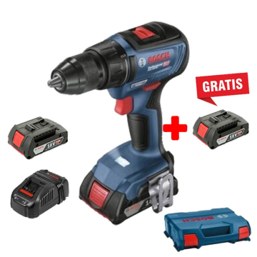 BOSCH aku izvijač GSR 18V-50 Li 3x 2,0 Ah