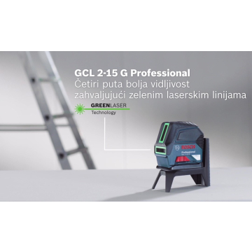 BOSCH nivelir laserski GCL 2-15 G