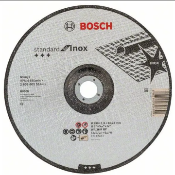 BOSCH Ploča univerzalna 230 x 22,3mm