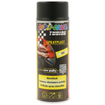 DUPLI-COLOR  plastična folija u spreju mat crna 400 ml