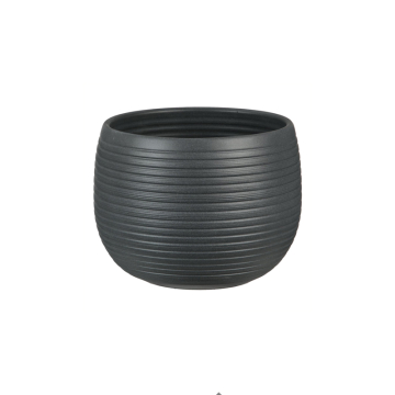 SCHEURICH saksija ukrasna Graphite stone fi16cm