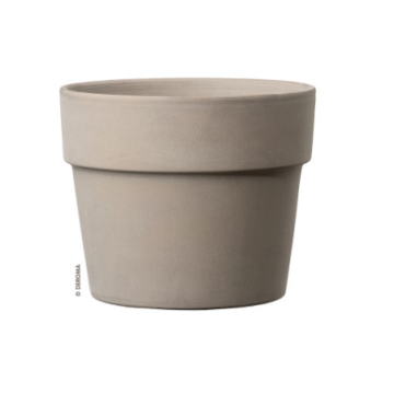 DEROMA saksija glinena Perfetto Grafit 24cm