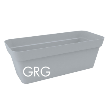 ŽARDINJERA Nicoli Arke Cassetta Siva 50x17cm