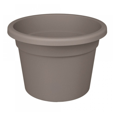 NICOLI saksija Vaso Premium 50 cm sivo - smeđa