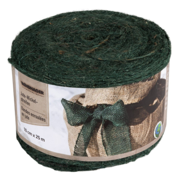 WINDHAGER traka jutana  zelena 10 x 25 cm