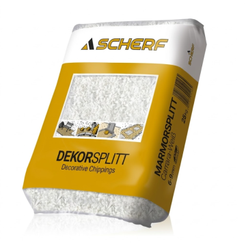 SCHERF kamen mramorni Carrara-bijeli 6–9 mm 25 kg