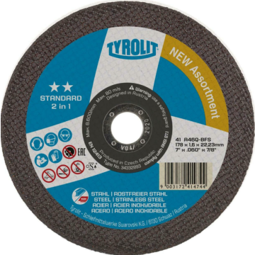TYROLIT CEE rezna ploča 125x1x22,23 mm A60Q-BFS