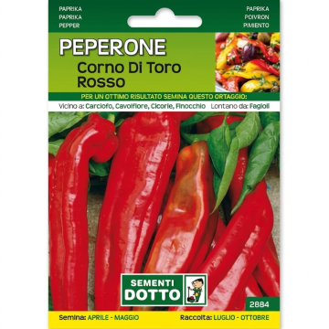 SEMENTI DOTTO sjeme paprika Corno di Toro Rosso