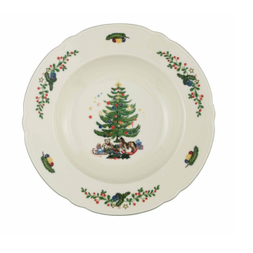 SELTMANN tanjir plitki novogodišnje drvce 23 cm