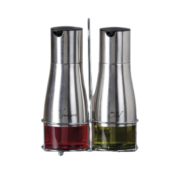 INOX boca 2/1 za ulje i sirće staklo 22cm