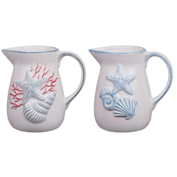 BOKAL keramički sa drškom Sea 10x15x14,5cm