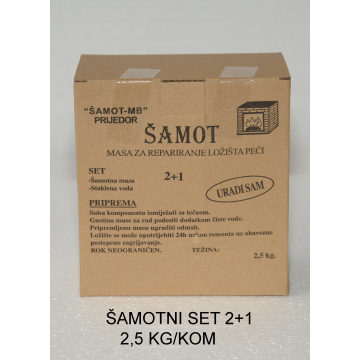 ŠAMOTNI set 2+1