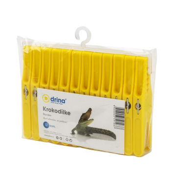 DRINA štipaljka krokodil 12 kom
