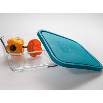 POSUDA staklena sa poklopcem 2,4 l