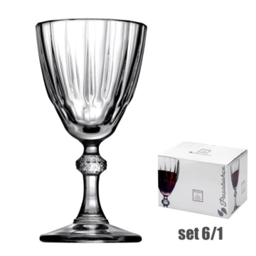 PASABAHCE čaše Diamond 44767 set 6/1 245 cc