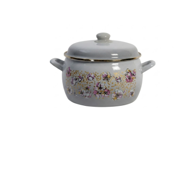 METALAC šerpa duboka Golden Flowers sa poklopcem 16 cm / 2,2 l