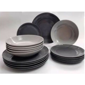 TANJIRI porculanski set Grey 18