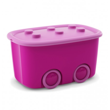 KIS kutija sa točkićima Funny Box 46 l Pink