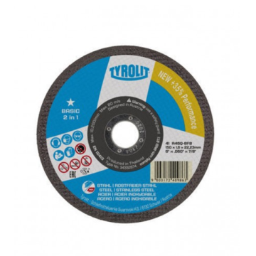 TYROLIT Ploča rezna inox/čelik 115x1,6x22,23