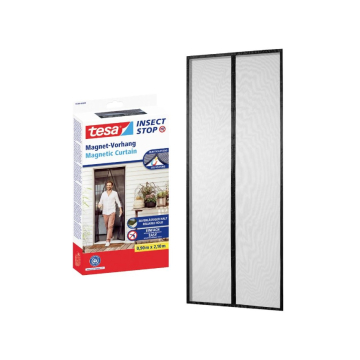 TESA mrežica protiv insekata sa magnetima 2,1 x 0,9 m crna