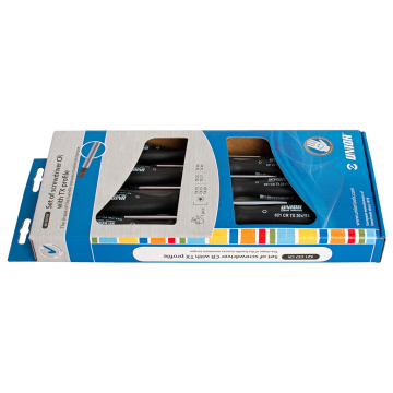 UNIOR izvijači set 7kom torx CRTX-621CS7 CR(10-40) art.621CS7CR