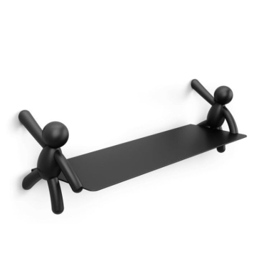 UMBRA polica za zid Buddy black