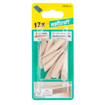 WOLFCRAFT kapice za viljke 12kom