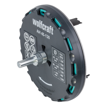 WOLFCRAFT kruna za mekane materijale fi 45-130 mm