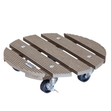 WAGNER Design podmetač drveni sa točkićima WPC Taupe FI29