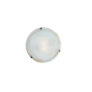 VIDIK RASVJETA plafonjera Murano smeđa Ø30 cm 2xE27