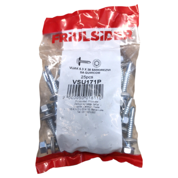 FRIULSIDER  samourezivi vijak sa podloškom 6.3x38mm