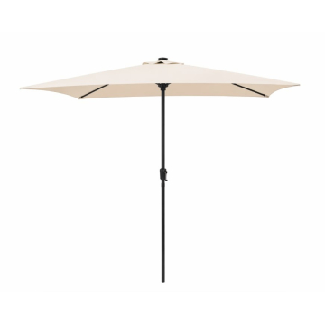 DECOSTRONG suncobran sa LED rasvjetom bež 3x2m