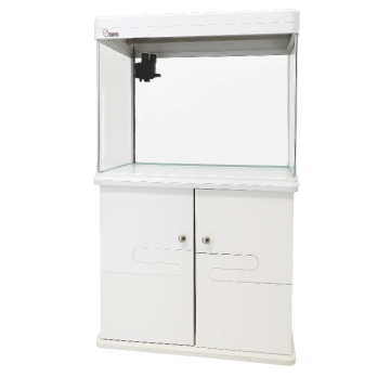 AKVARIJUM sa komodom bijeli 59x117x36cm