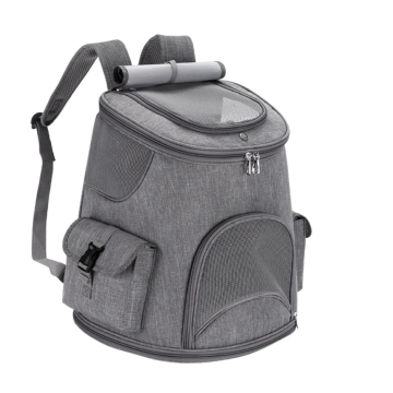 TRANSPORTNA torba za psa siva 34x29x39cm