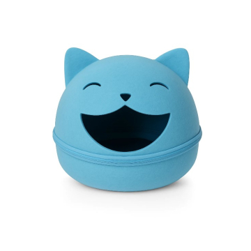 KUĆICA za ljubimce okrugla plava