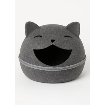 KUĆICA za ljubimce okrugla crna