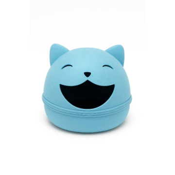 KUĆICA za ljubimce okrugla svijetlo plava