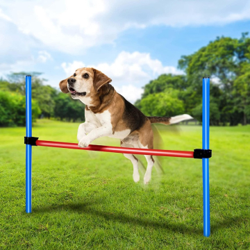 PREČKA sklopiva za preskakivanje za pse 85 x 3 cm
