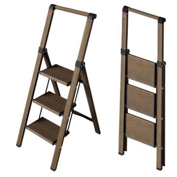 LOTRE kućne sa  3 stepenika sa rukohvatom braon