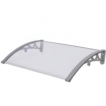 NADSTREŠNICA providna sa sivim nosačima 120x150cm